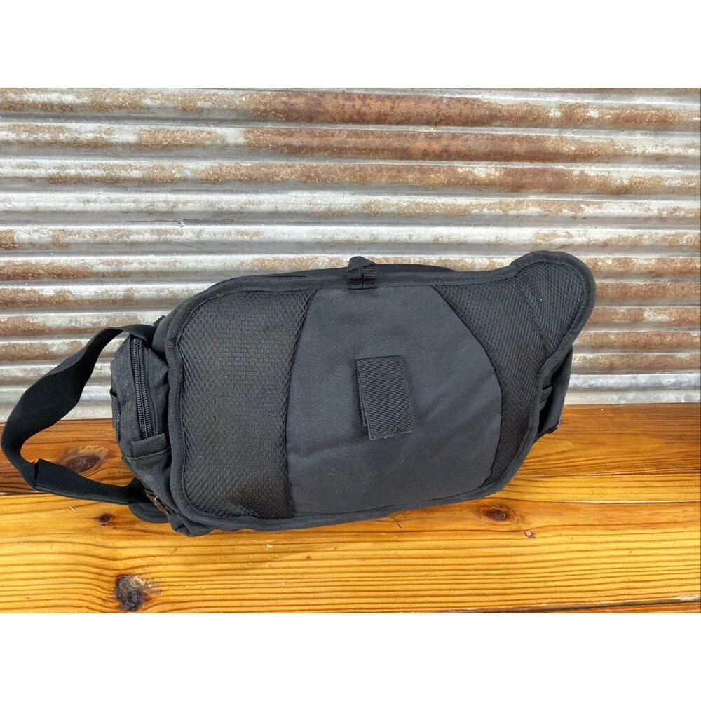 SOG Tactical Messenger Bag Black Shoulder Strap Utility MOLLE TACT POINT Pouches